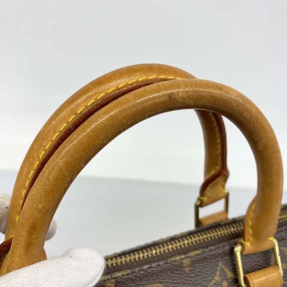 LOUIS VUITTON Brown Monogram Speedy 30 Bag - Picture 9 of 14